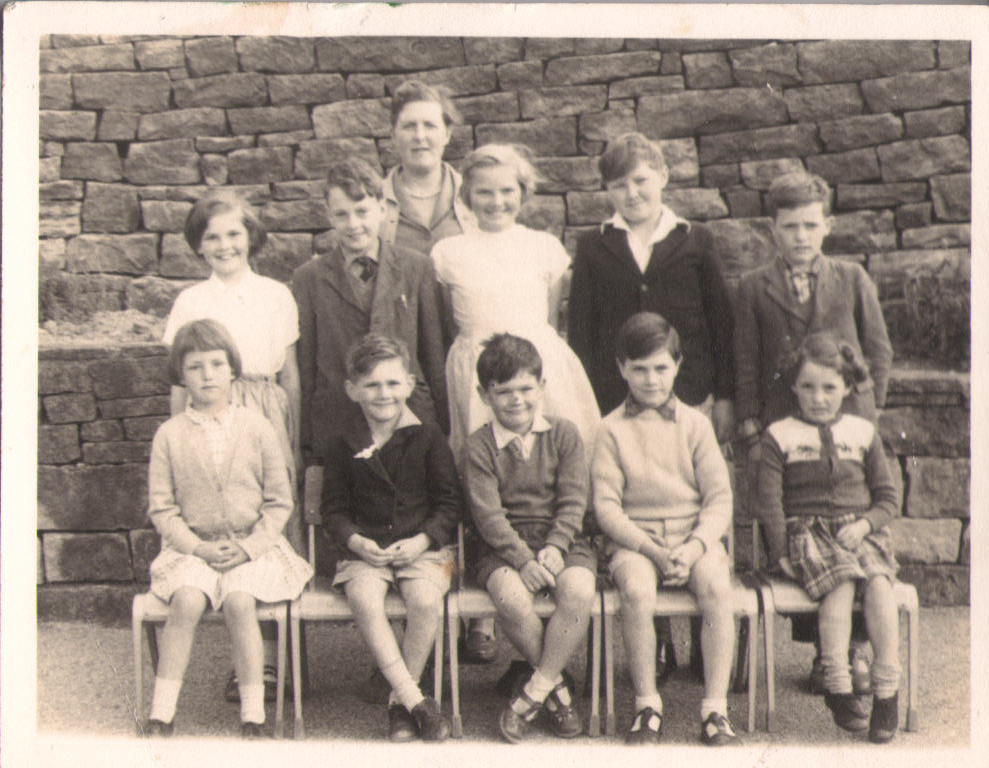 Miss Ormondroyd and pupils c. 1963